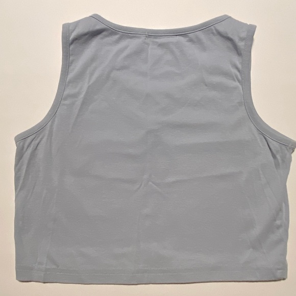 ROMWE Blue Tank Top (Cropped) - Picture 2 of 3